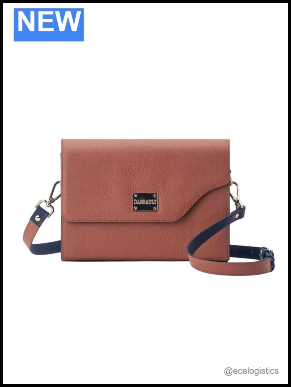 Large Reversible Leather Handbag 2-in-1 Satchel Crossbody Shoulder Bag